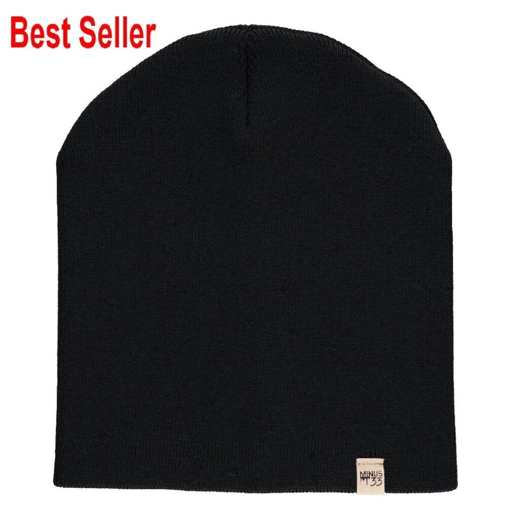 Heavyweight Merino Wool Beanie Winter Hat Expedition Style Classic
